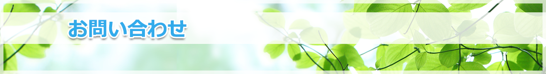 お問い合わせ